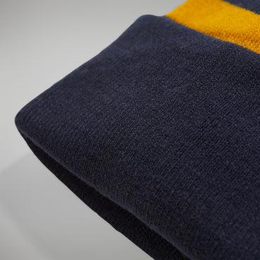 Unisex Berghaus Beanie - Dark Blue/Brown