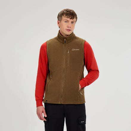 Men's Prism InterActive Polartec Fleece Gilet - Brown