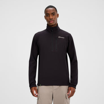 Men's Prism Micro Half Zip Polartec Fleece - Black