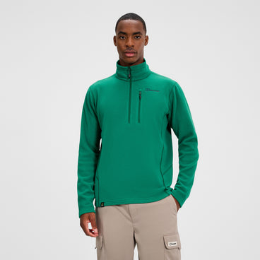 Men's Prism Micro Half Zip Polartec Fleece - Green
