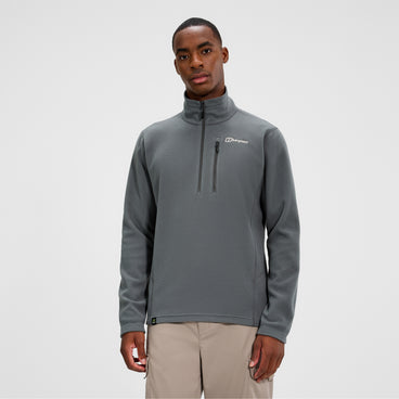 Men's Prism Micro Half Zip Polartec Fleece - Grey