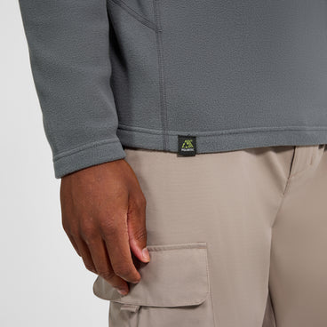 Men's Prism Micro Half Zip Polartec Fleece - Grey