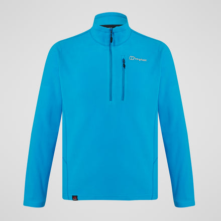 Men's Prism Micro Half Zip Polartec Fleece - Light Blue
