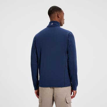 Men's Prism Micro Half Zip Polartec Fleece - Blue