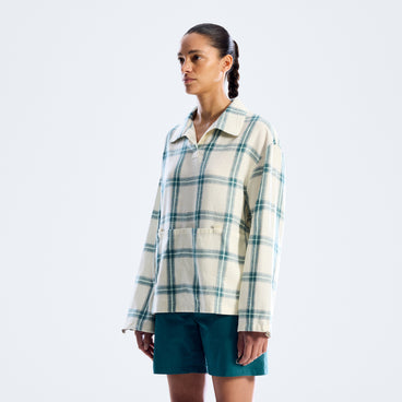Women's Harthwaite Long Sleeve Shirt - Grey/Blue
