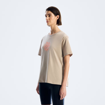 Women's Sketched Blocks Essential Tee - Grey