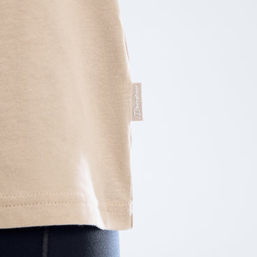 Women's Sketched Blocks Essential Tee - Grey