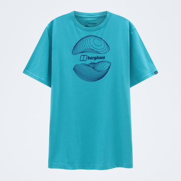 Men's Curvature Essential Tee - Blue
