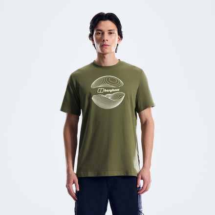 Men's Curvature Essential Tee - Green