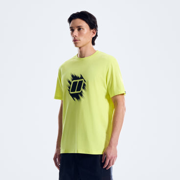 Men's Sketched Blocks Essential Tee - Green