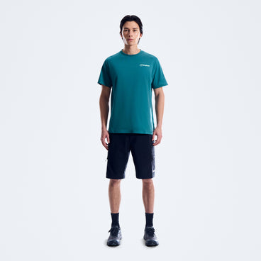 Men's Geo-Mountaintry Essential Tee - Blue