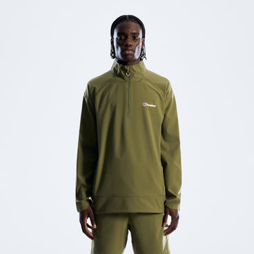 Men's Wavertree Half-Zip - Cheviot Green