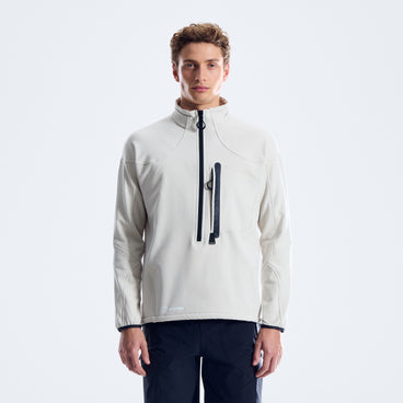 Men's Big Wall Half Zip - Grey