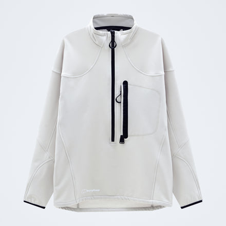 Men's Big Wall Half Zip - Grey