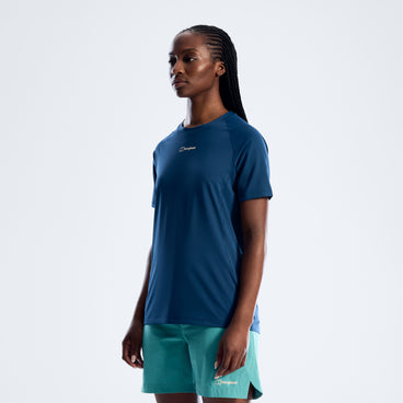 Women's Bowburn Tech Tee - Navy