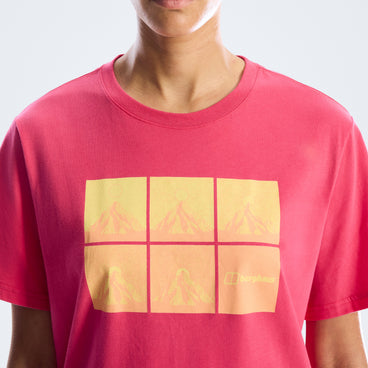 Women's Mountainscape Essential Tee - Pink