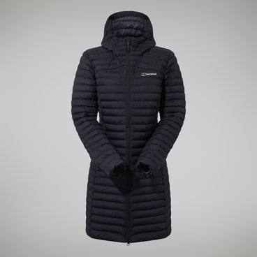 Women's Nula Micro Jacket Long - Black