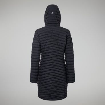 Women's Nula Micro Jacket Long - Black