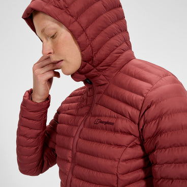 Women's Nula Micro Synthetic Insulated Long Jacket - Red