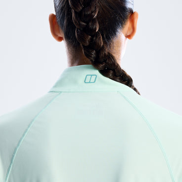 Women's 24/7 Half Zip Long Sleeve Tech Tee - Blue