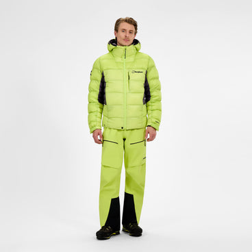 Men's MTN Arete Ultra Down Hoody - Yellow/Purple