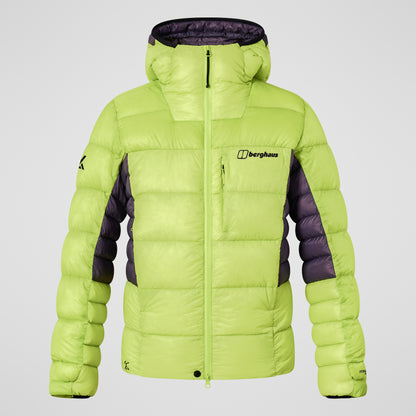 Men's MTN Arete Ultra Down Hoody - Yellow/Purple