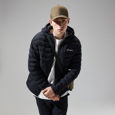 Men's Theran Hybrid Hooded Jacket - Black