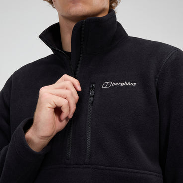 Men's Prism Half Zip Polartec Fleece - Black