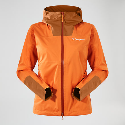 Women's Ridge-Roamer Softshell Jacket - Orange/Brown