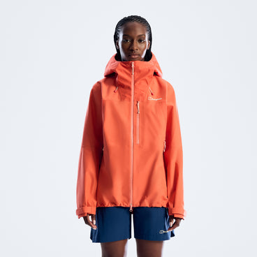 Women's Ridge-Seeker Waterproof Jacket - Orange