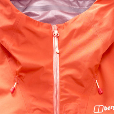 Women's Ridge-Seeker Waterproof Jacket - Orange
