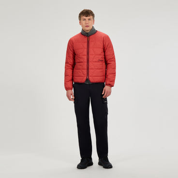 Men's Netherdene Quilted Jacket - Orange