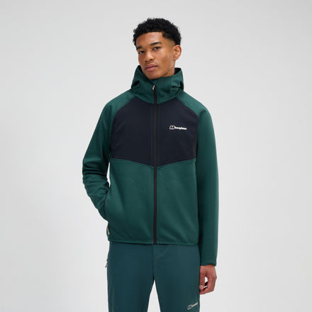 Men's Trawden Hybrid Jacket - Green/Black