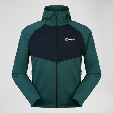 Men's Trawden Hybrid Jacket - Green/Black