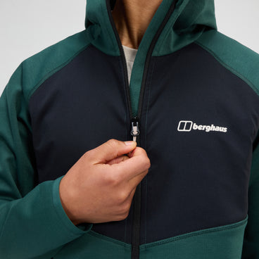 Men's Trawden Hybrid Jacket - Green/Black