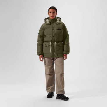Unisex Lumley Down Jacket - Green/Grey