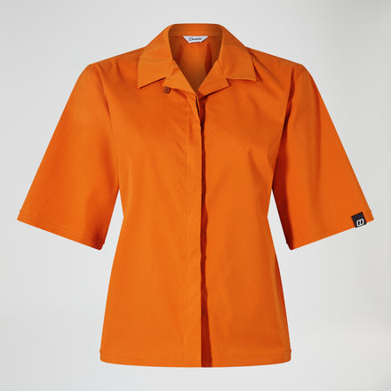 Women's Explorer Short Sleeve Overshirt - Orange