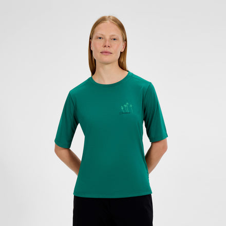 Women's Coneflower Short Sleeves Tee - Green
