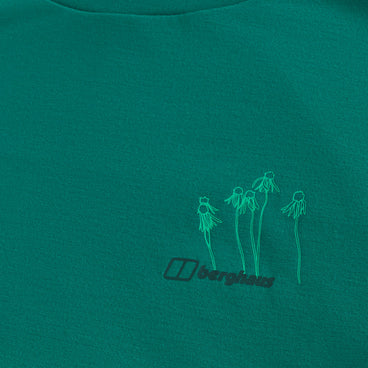Women's Coneflower Short Sleeves Tee - Green