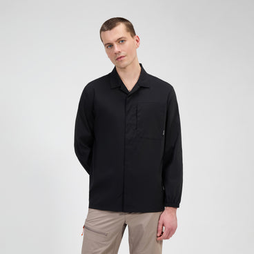 Men's Explorer Long Sleeve Overshirt - Black