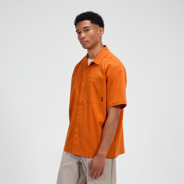 Men's Explorer Short Sleeve Overshirt - Orange
