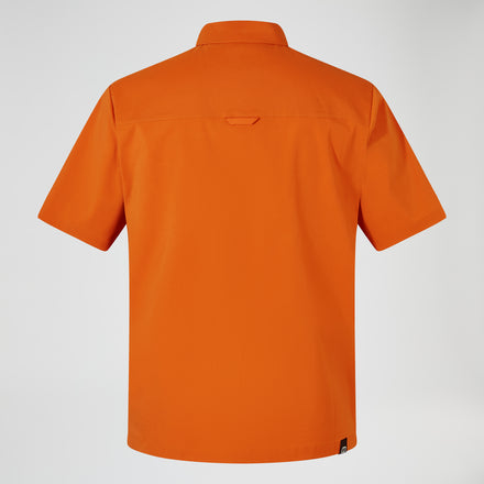 Men's Explorer Short Sleeve Overshirt - Orange