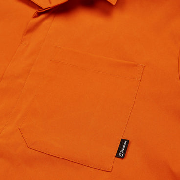 Men's Explorer Short Sleeve Overshirt - Orange