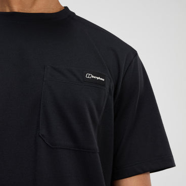 Men's Relaxed Short Sleeve Tech Tee - Black