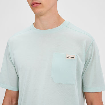 Men's Relaxed Short Sleeves Tech Tee - Green