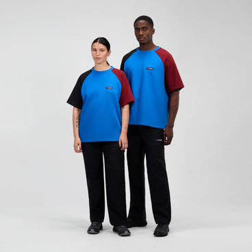 Unisex Storm 25 Short Sleeve Tee - Blue/Red