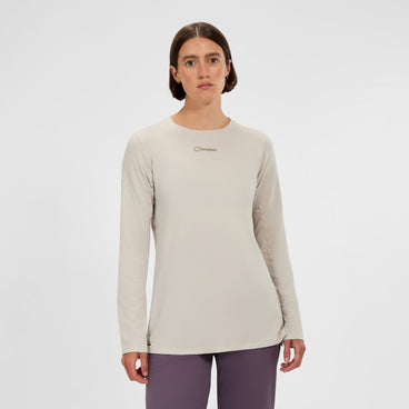 Women's Delta Long Sleeve Tech Tee - Grey