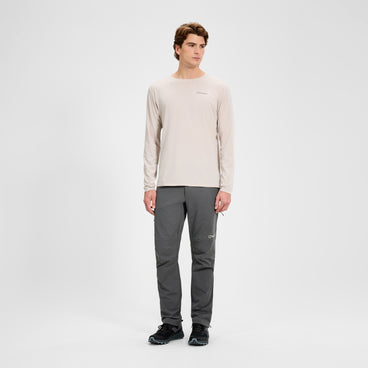 Men's Delta Long Sleeve Tech Tee - Grey