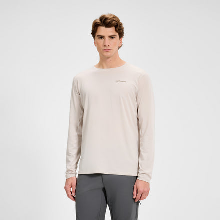 Men's Delta Long Sleeve Tech Tee - Grey