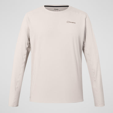 Men's Delta Long Sleeve Tech Tee - Grey